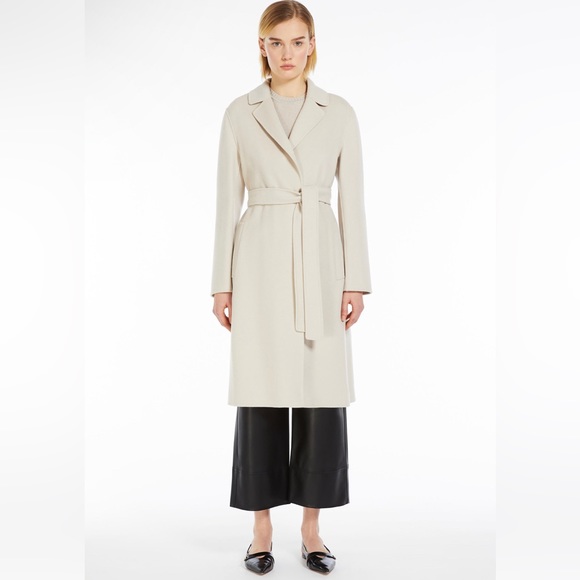 ISO: Max Mara Pauline Wool Wrap Coat in Vanilla - Picture 1 of 2